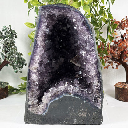 Natural Amethyst Crystal Geode - Gem Avenue Retail
