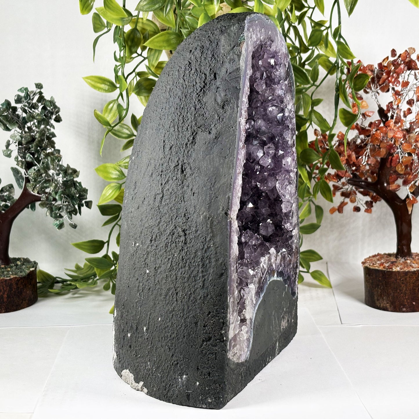 Natural Amethyst Crystal Geode - Gem Avenue Retail