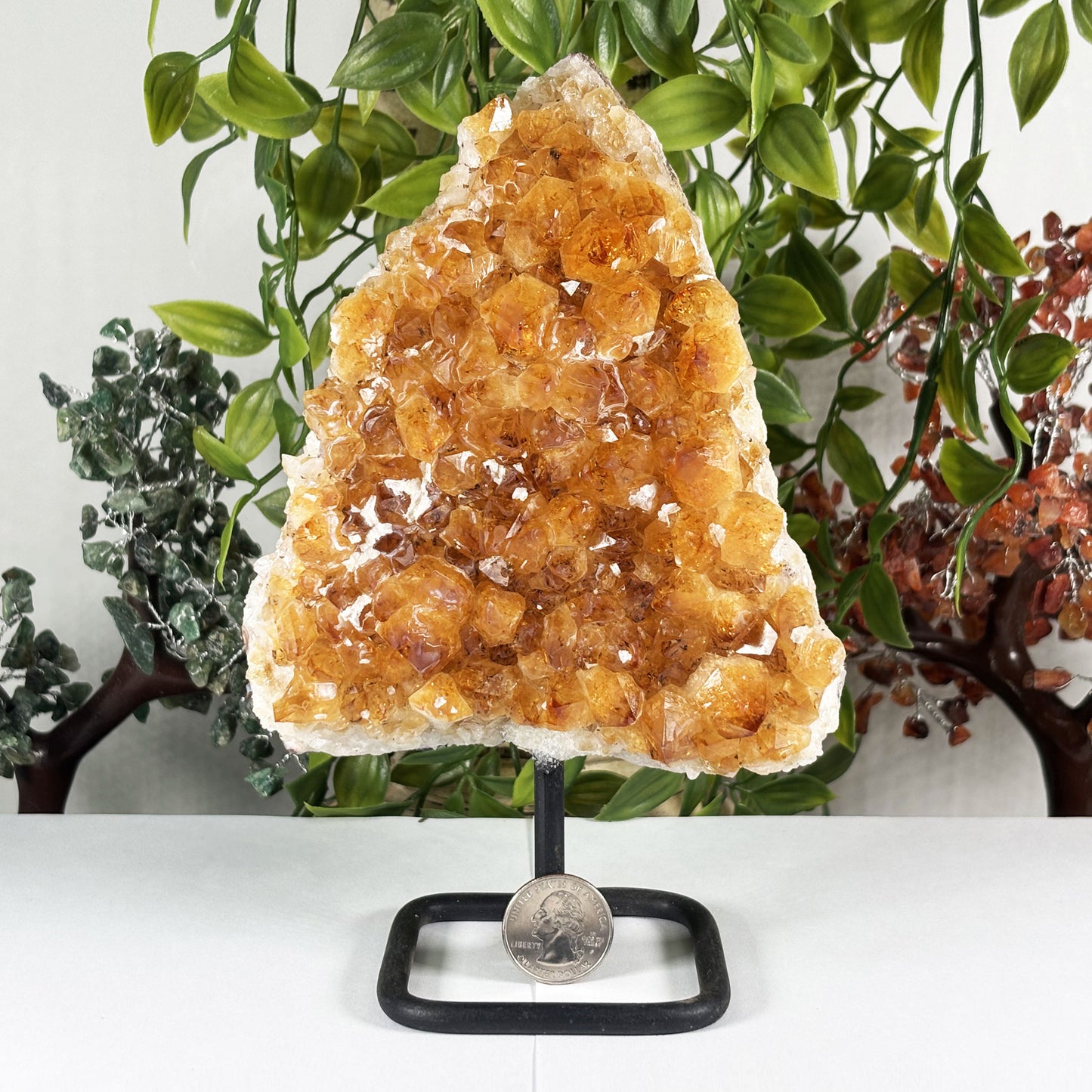 Citrine Crystal Gemstone Geode - Gem Avenue Retail