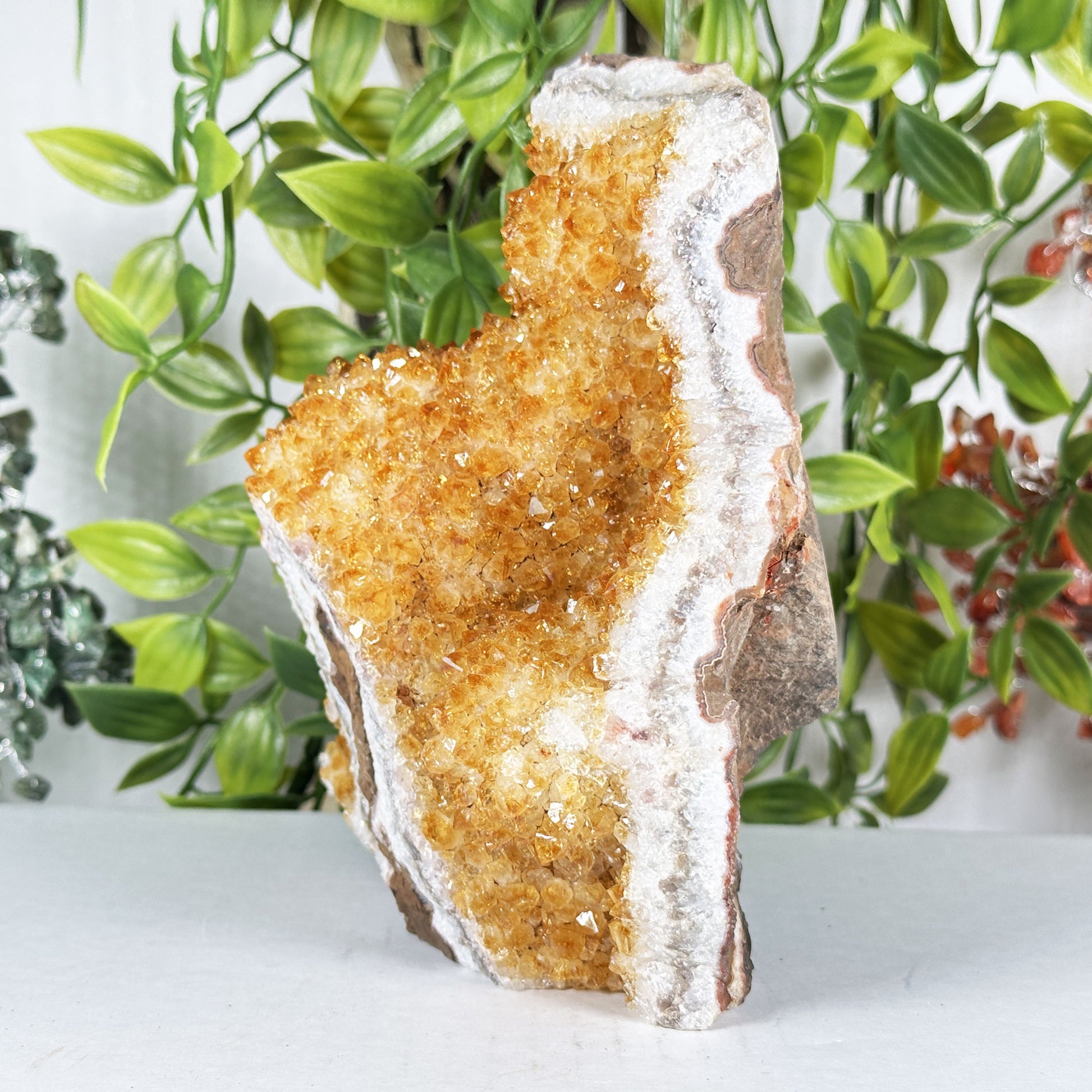 Citrine Crystal Geode - Gem Avenue Retail
