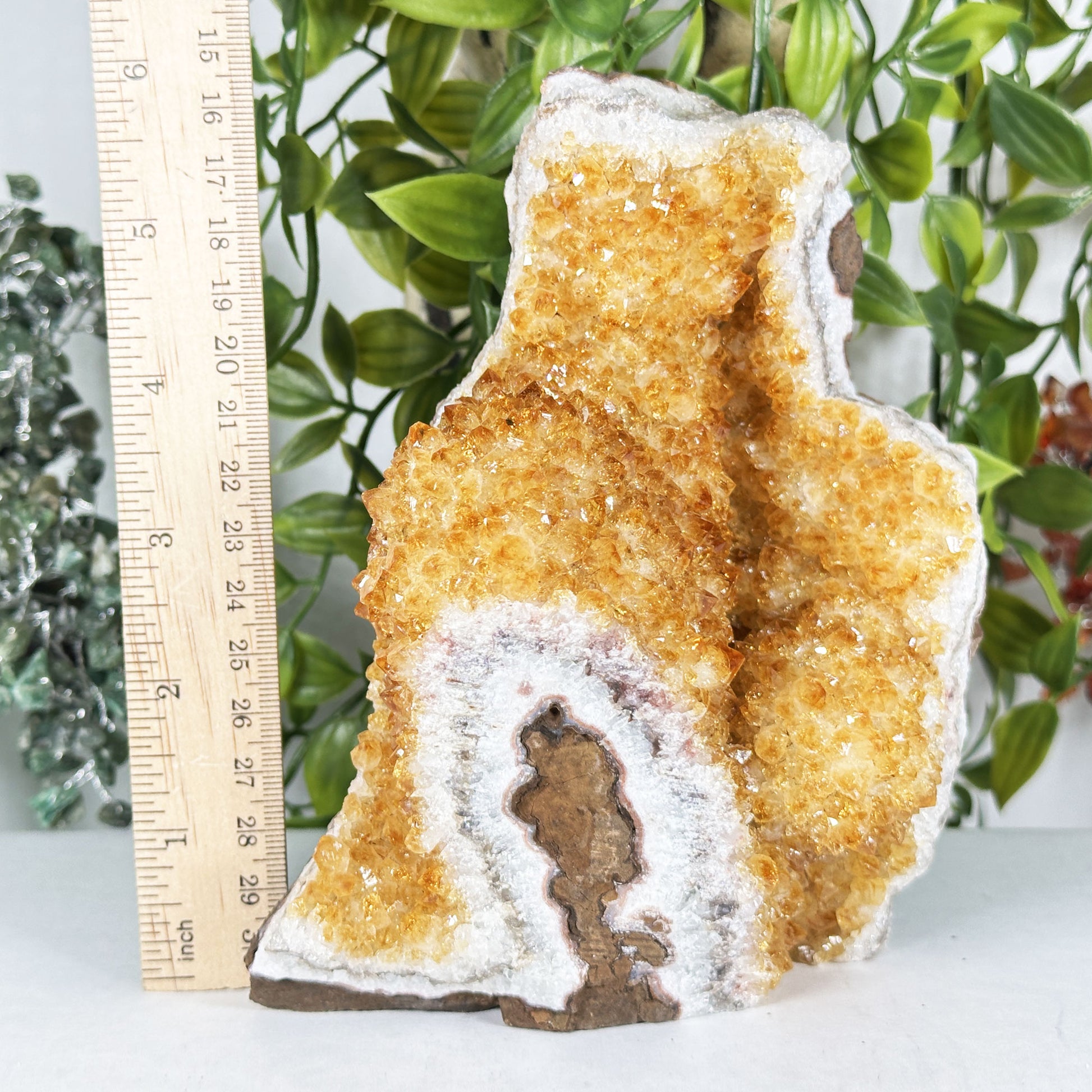 Citrine Crystal Geode - Gem Avenue Retail