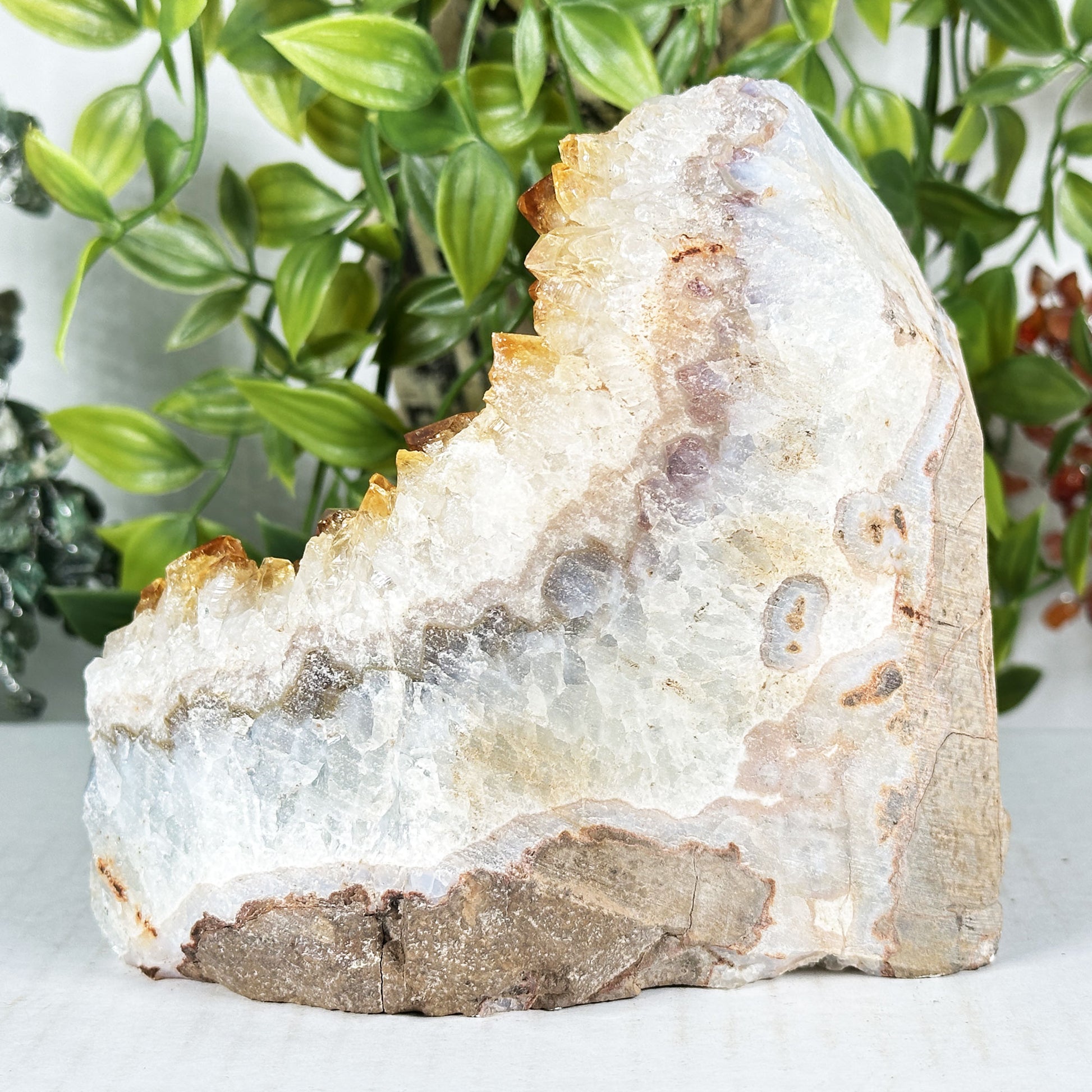 Citrine Crystal Geode- Gem Avenue Retail