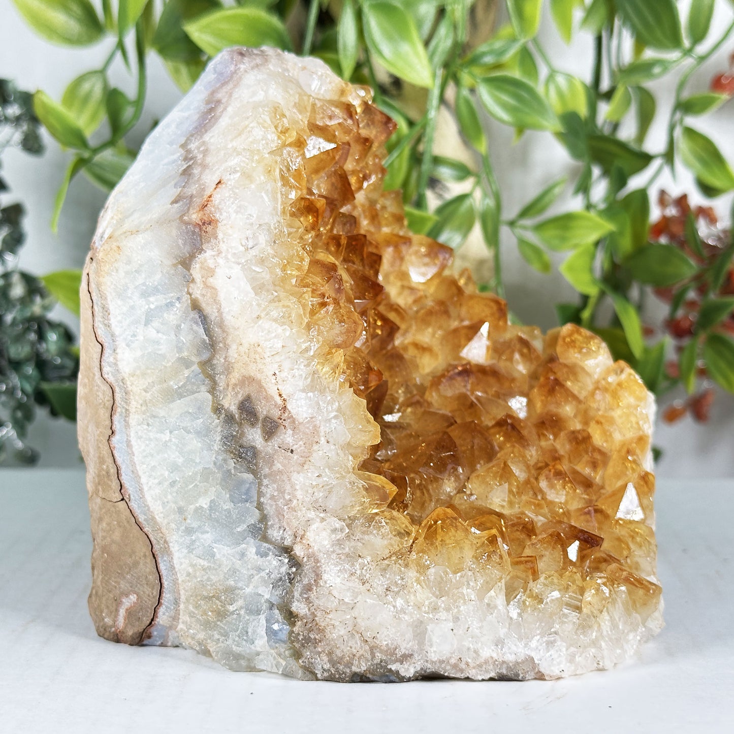 Citrine Crystal Geode- Gem Avenue Retail