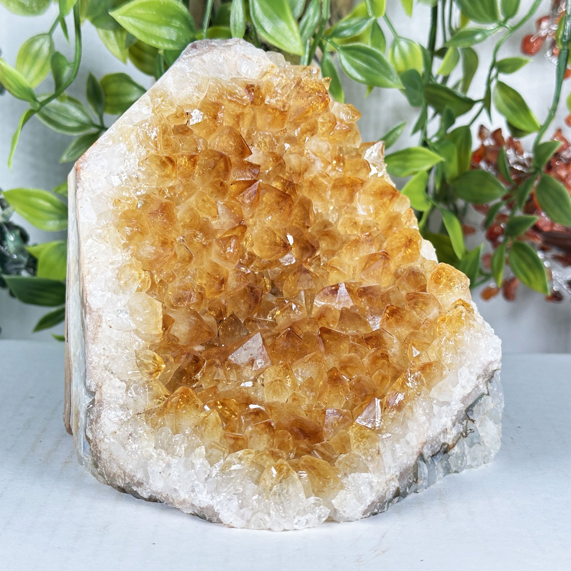 Citrine Crystal Geode- Gem Avenue Retail