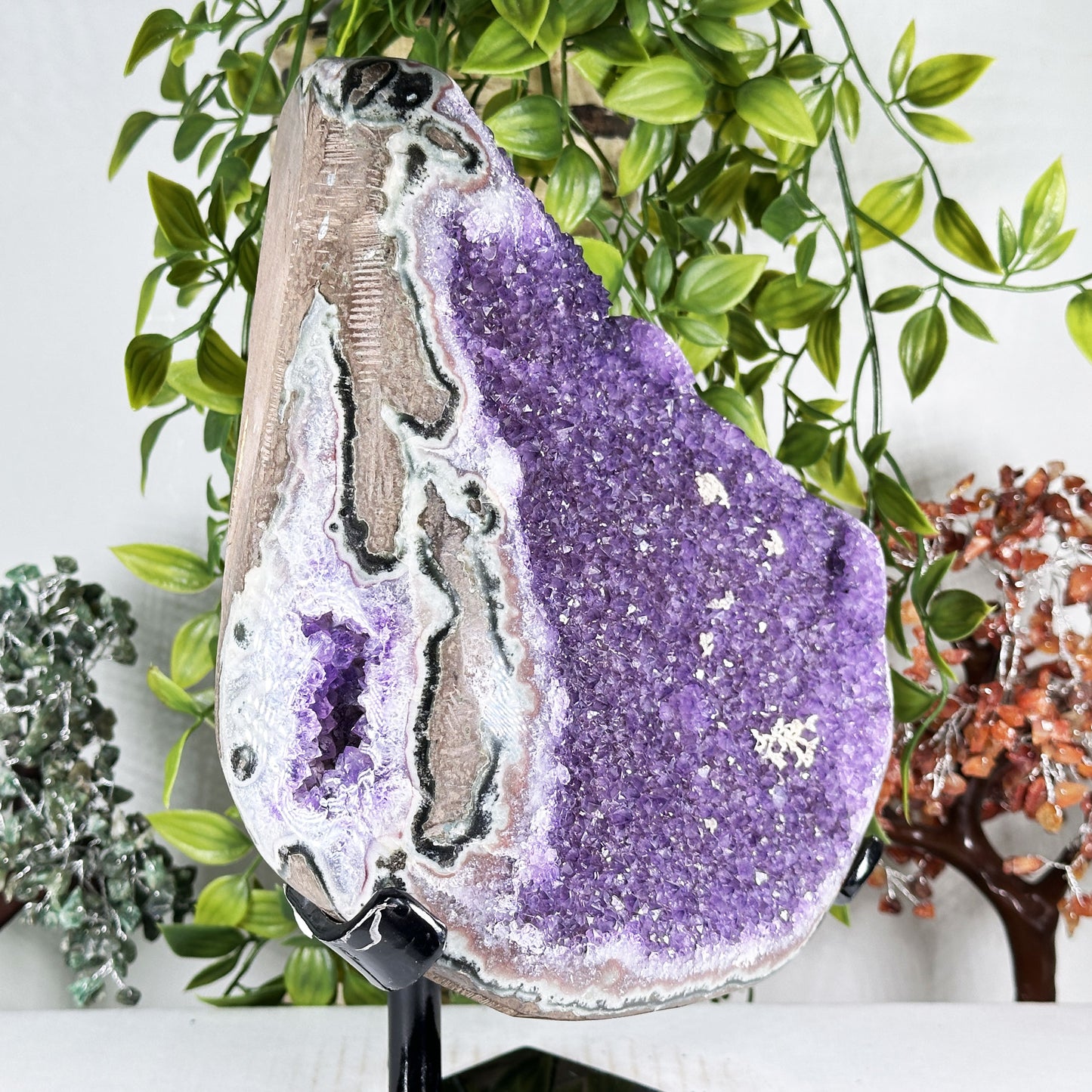 Amethyst Crystal Geode - Gem Avenue Retail