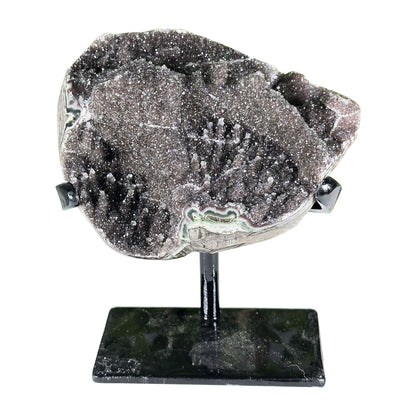 Black Amethyst Crystal Geode - Gem Avenue Retail