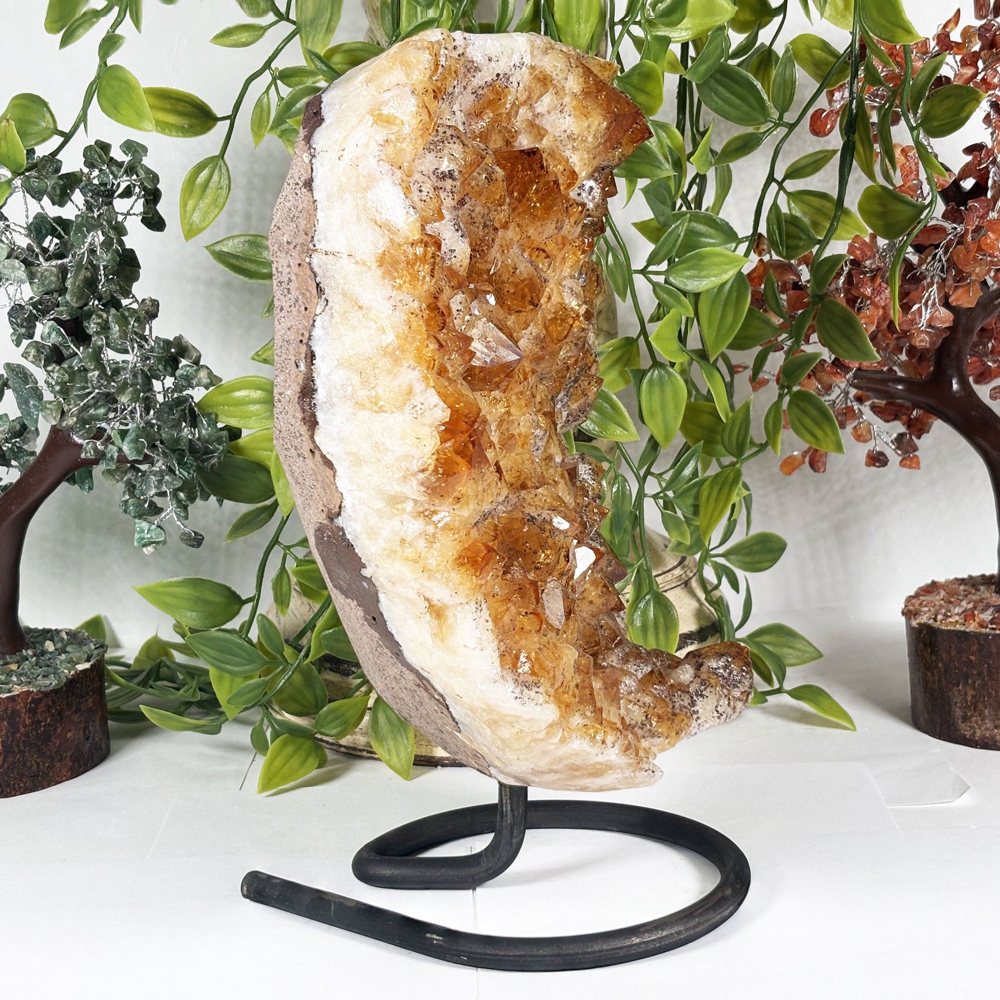 Citrine Crystal Geode - Gem Avenue Retail