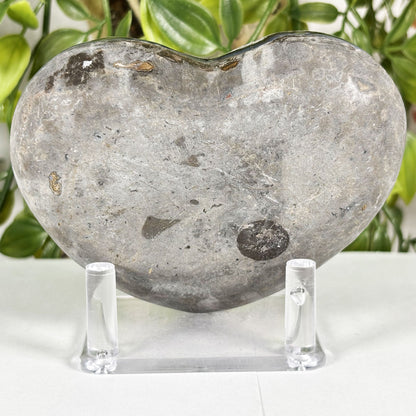 Amethyst Heart Crystal Geode - Gem Avenue Retail