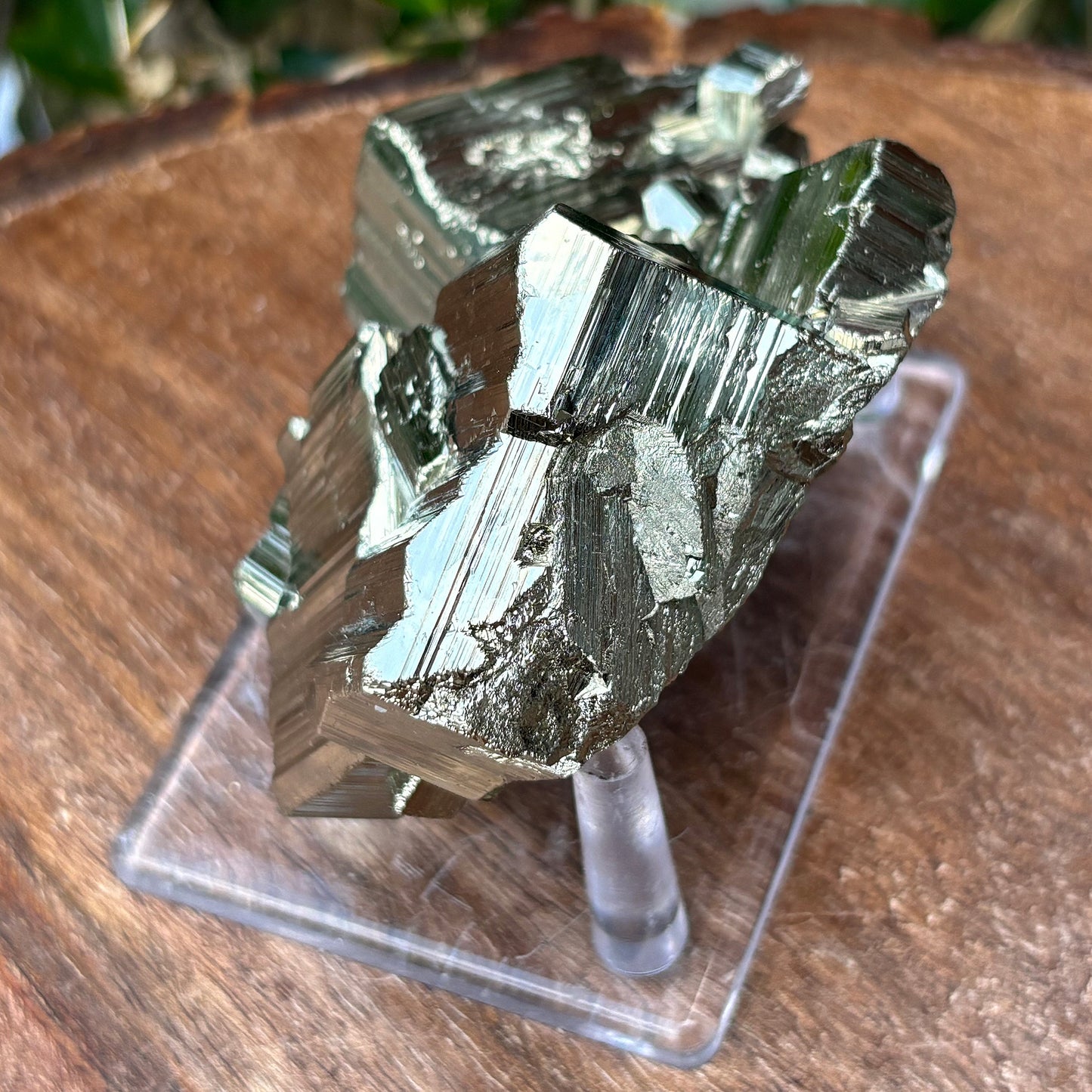Natural Pyrite Crystal Cluster Cubic Mineral Specimen