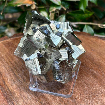 Natural Pyrite Crystal Cluster Cubic Mineral Specimen-Gem Avenue