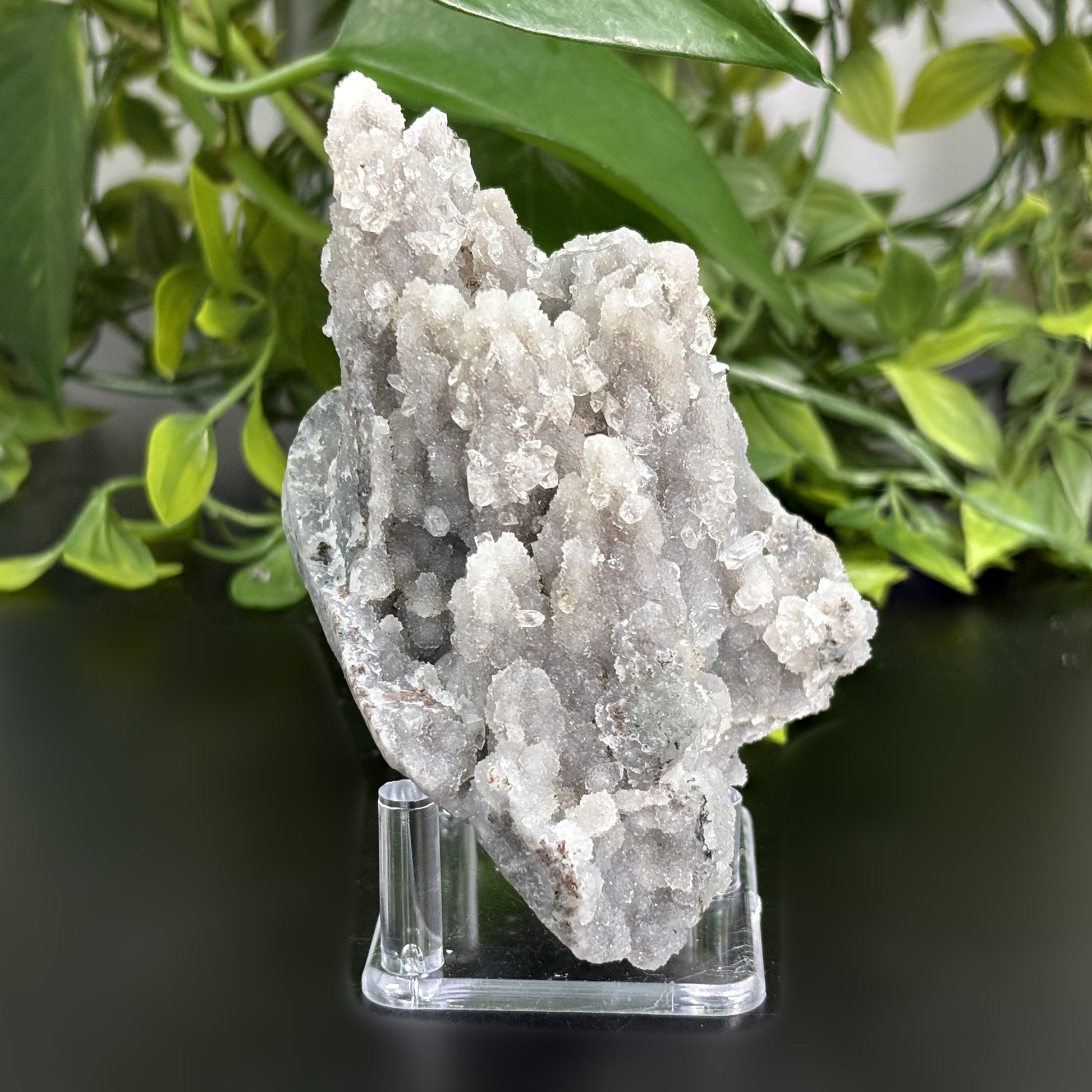 Chalcedony Apophyllite Crystal Mineral Specimen - Gem Avenue