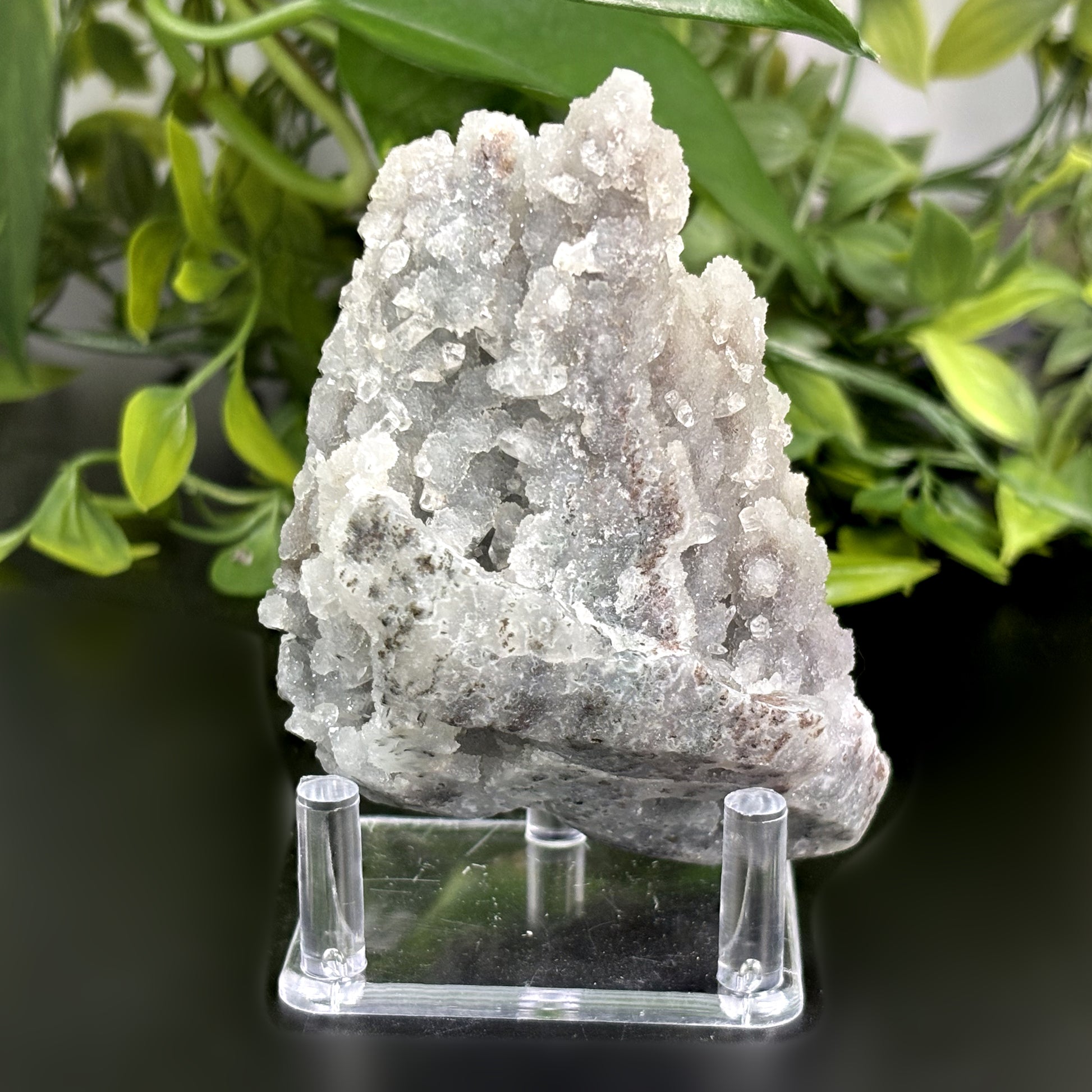 Chalcedony Apophyllite Crystal Mineral Specimen - Gem Avenue