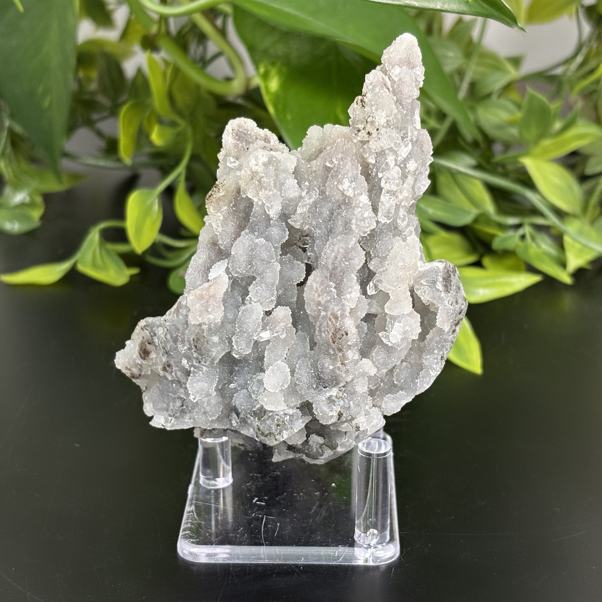 Chalcedony Apophyllite Crystal Mineral Specimen - Gem Avenue
