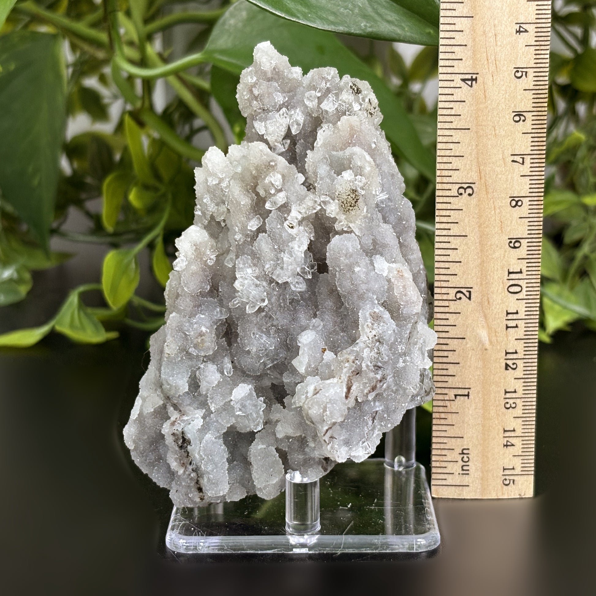 Chalcedony Apophyllite Crystal Mineral Specimen - Gem Avenue