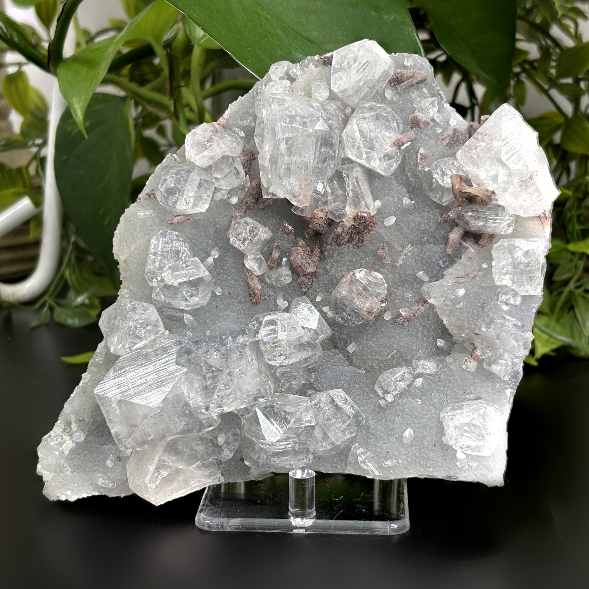Apophyllite Chalcedony Stilbite Crystal Mineral Specimen - Gem Avenue