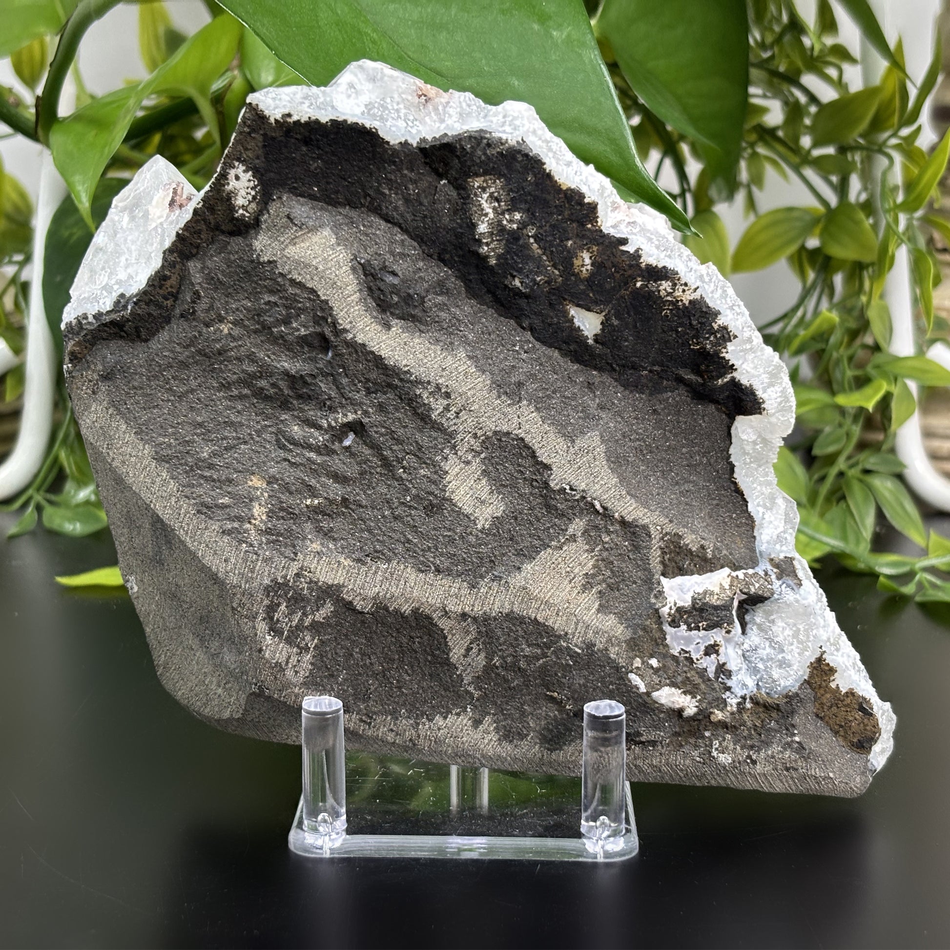 Apophyllite Chalcedony Stilbite Crystal Mineral Specimen - Gem Avenue