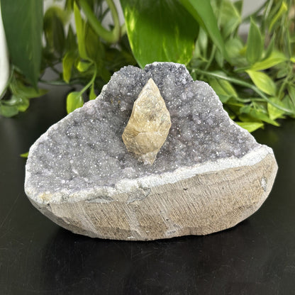 Natural Quartz & Calcite Crystal – Raw Healing Gemstone & Mineral Specimen for Energy Work, Meditation & Home Décor – Unique Collector’s Stone for Display & Spiritual Use - RMI727