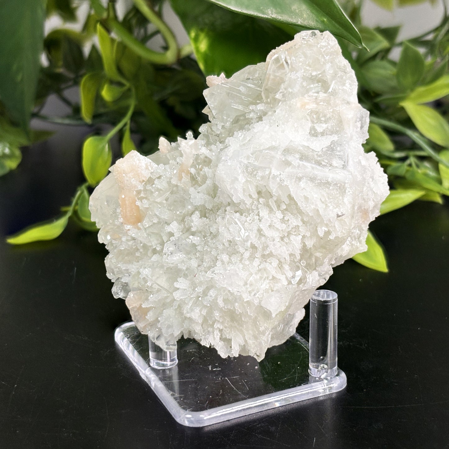 Natural Apophyllite Stilbite Crystal Mineral Specimen – Healing Gemstone for Meditation, Energy Work & Home Décor - RMI729