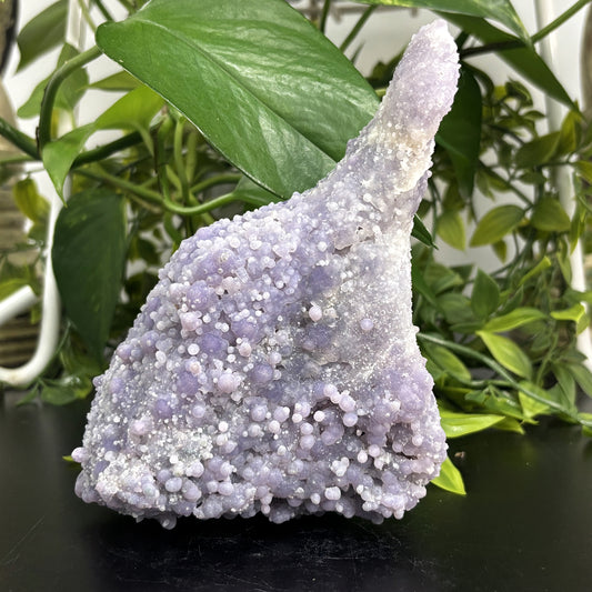 Natural Grape Agate Crystal Gemstone Mineral Specimen – Unique Botryoidal Formation for Healing, Meditation & Energy Work - RMI730