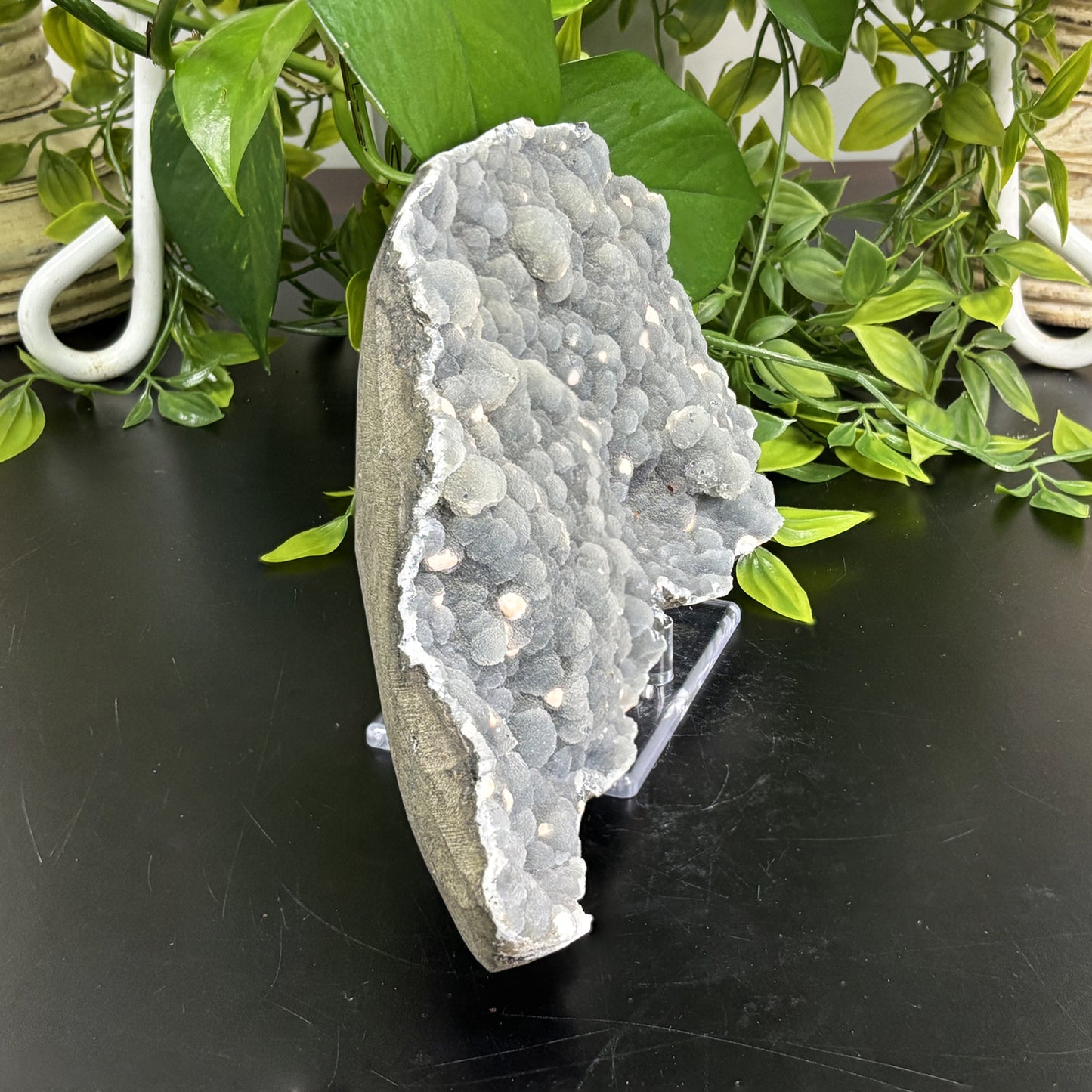 Natural Chalcedony Fluorite Crystal Mineral Specimen – Healing Stone for Meditation, Energy Work & Spiritual Clarity - RMI732