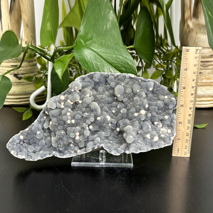 Natural Chalcedony Fluorite Crystal Mineral Specimen – Healing Stone for Meditation, Energy Work & Spiritual Clarity - RMI732