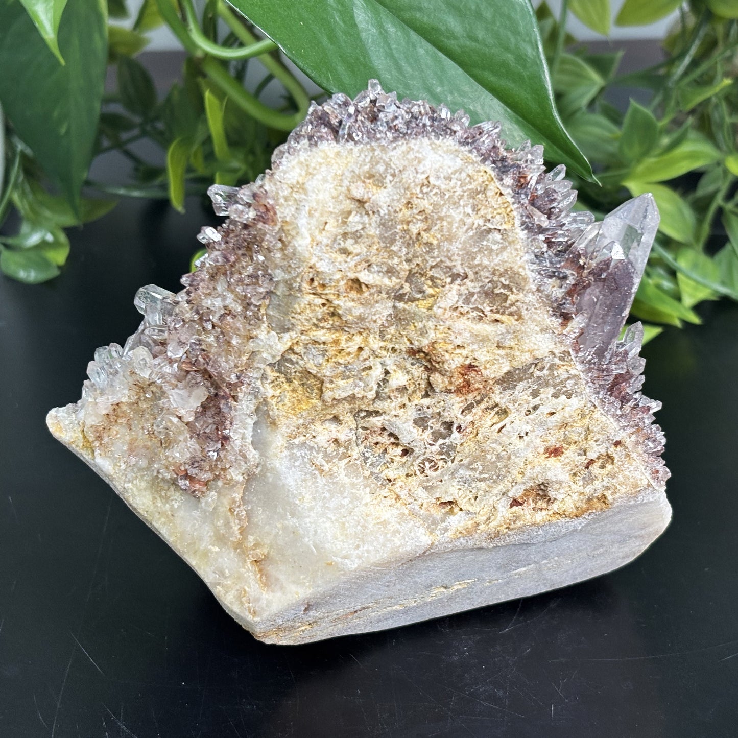 Natural Phantom Quartz Crystal Mineral Specimen – Rare Healing Stone for Meditation, Manifestation & Spiritual Growth - RMI734