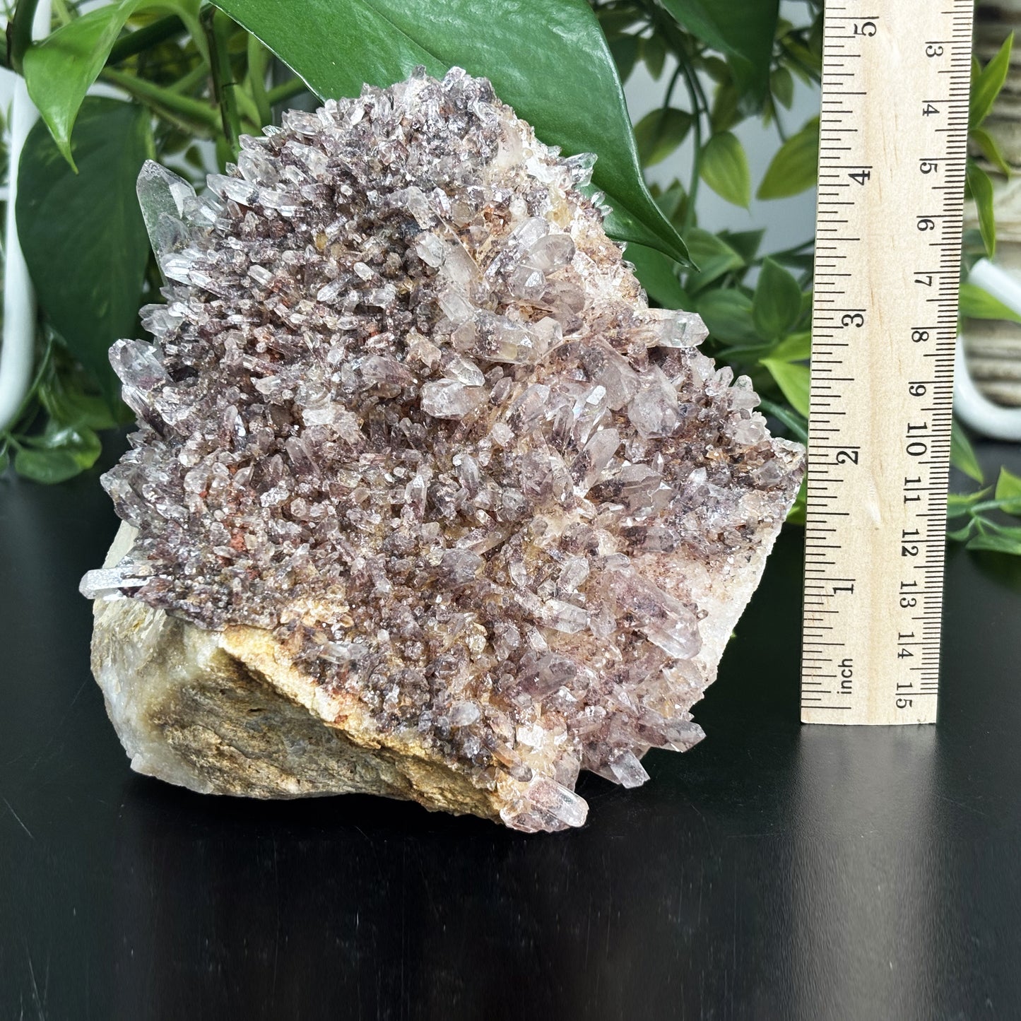 Natural Phantom Quartz Crystal Mineral Specimen – Rare Healing Stone for Meditation, Manifestation & Spiritual Growth - RMI734