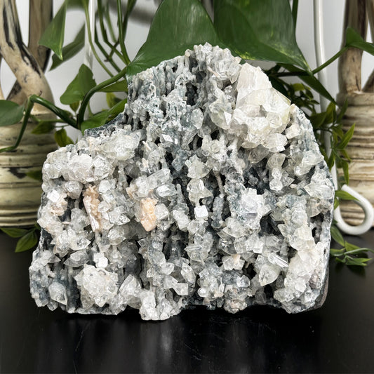Natural Chalcedony Apophyllite Stilbite Crystal Mineral Specimen – Rare Healing Stone for Meditation, Chakra Balancing & Energy Work - RMI735
