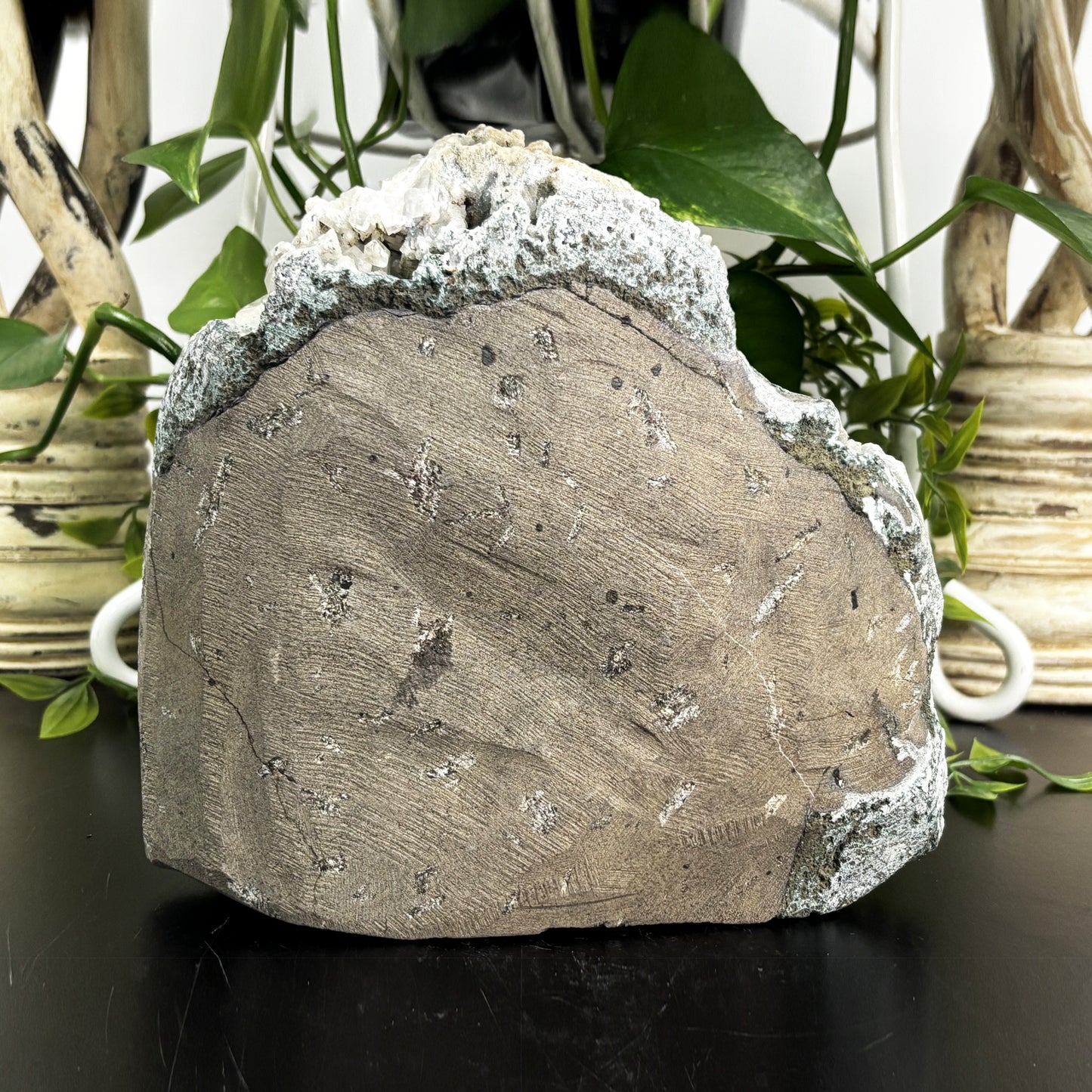 Natural Chalcedony Apophyllite Stilbite Crystal Mineral Specimen – Rare Healing Stone for Meditation, Chakra Balancing & Energy Work - RMI735