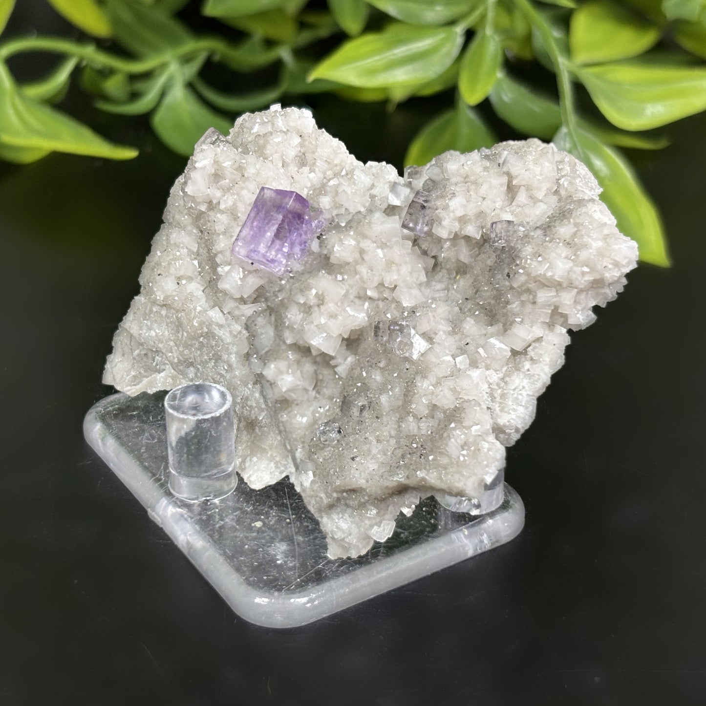Natural Fluorite Crystal Mineral Specimen – Healing Stone for Focus, Clarity, Protection & Energy Cleansing - RMI739