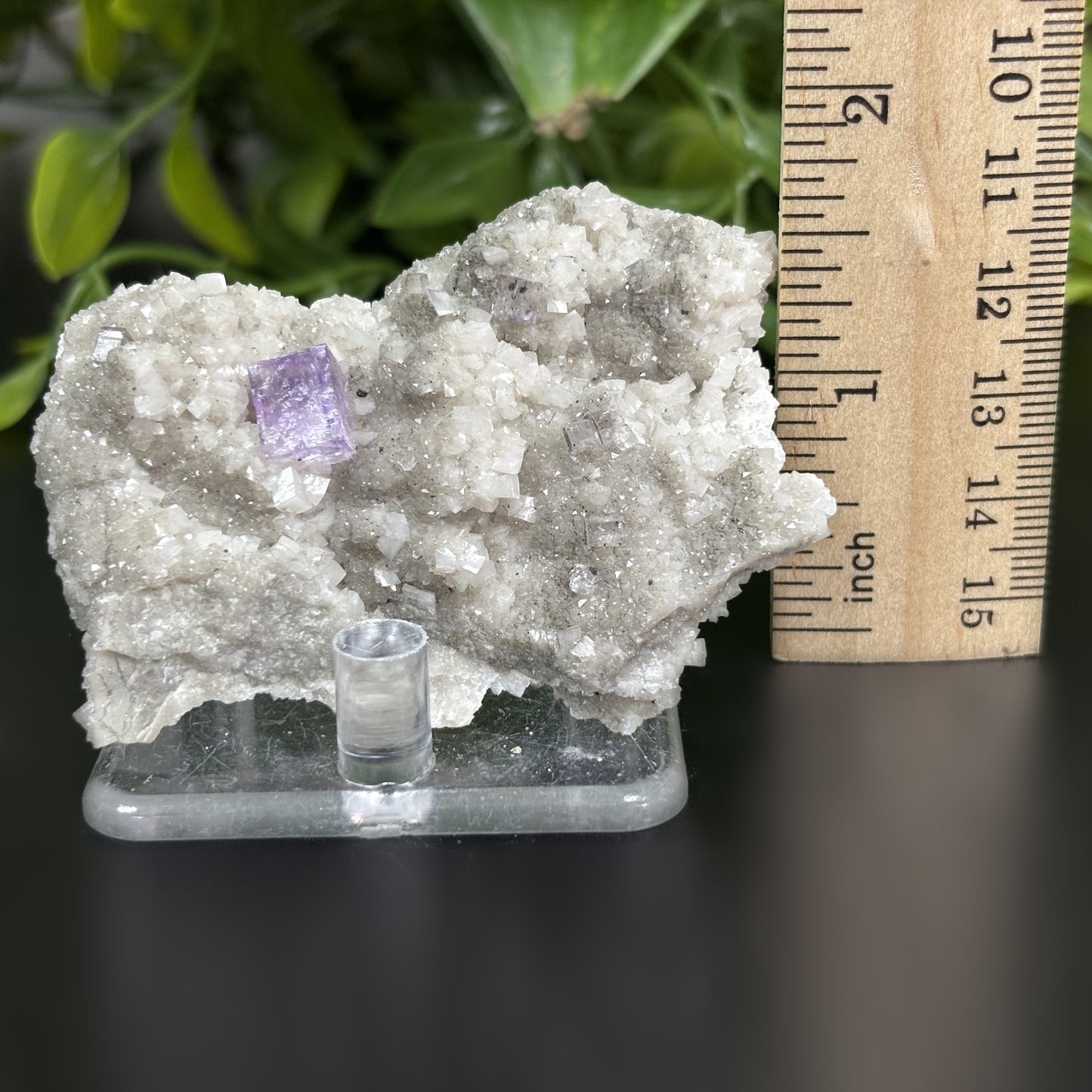 Natural Fluorite Crystal Mineral Specimen – Healing Stone for Focus, Clarity, Protection & Energy Cleansing - RMI739