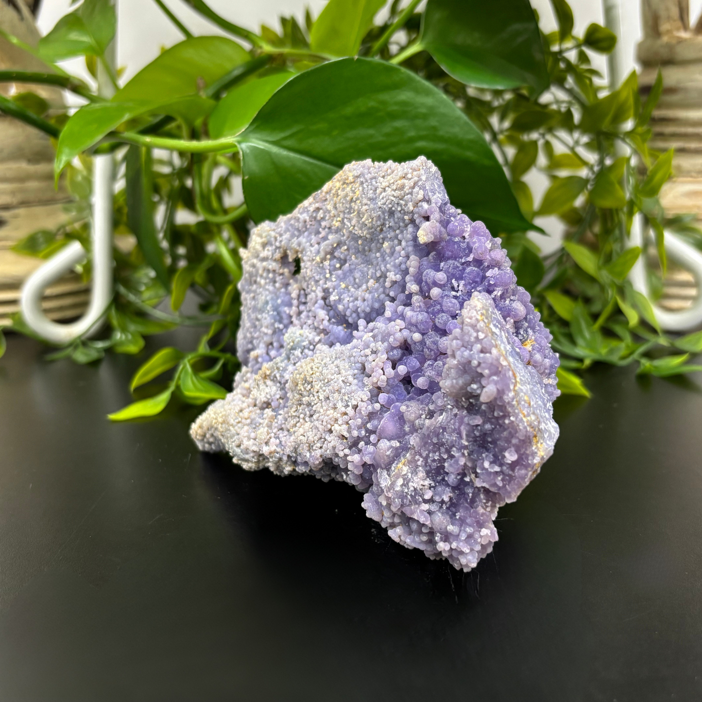 Natural Grape Agate Crystal Rare Gemstone Mineral Specimen for Collectors and Healing - RMI756