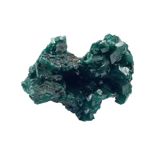 Natural Green Dioptase Crystal Mineral Specimen - Gem Avenue