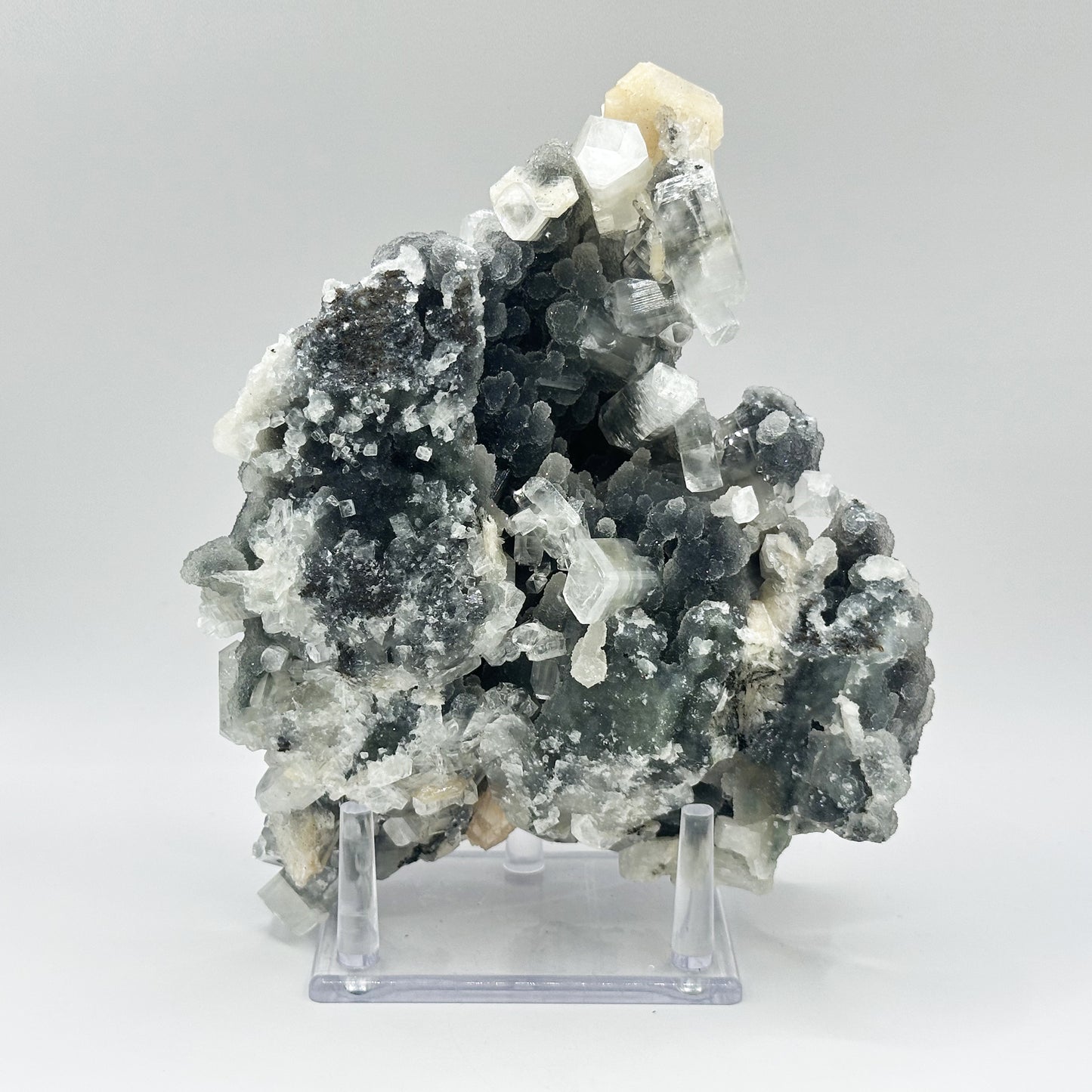 Natural Chalcedony Stilbite Apopyllite - Gem Avenue
