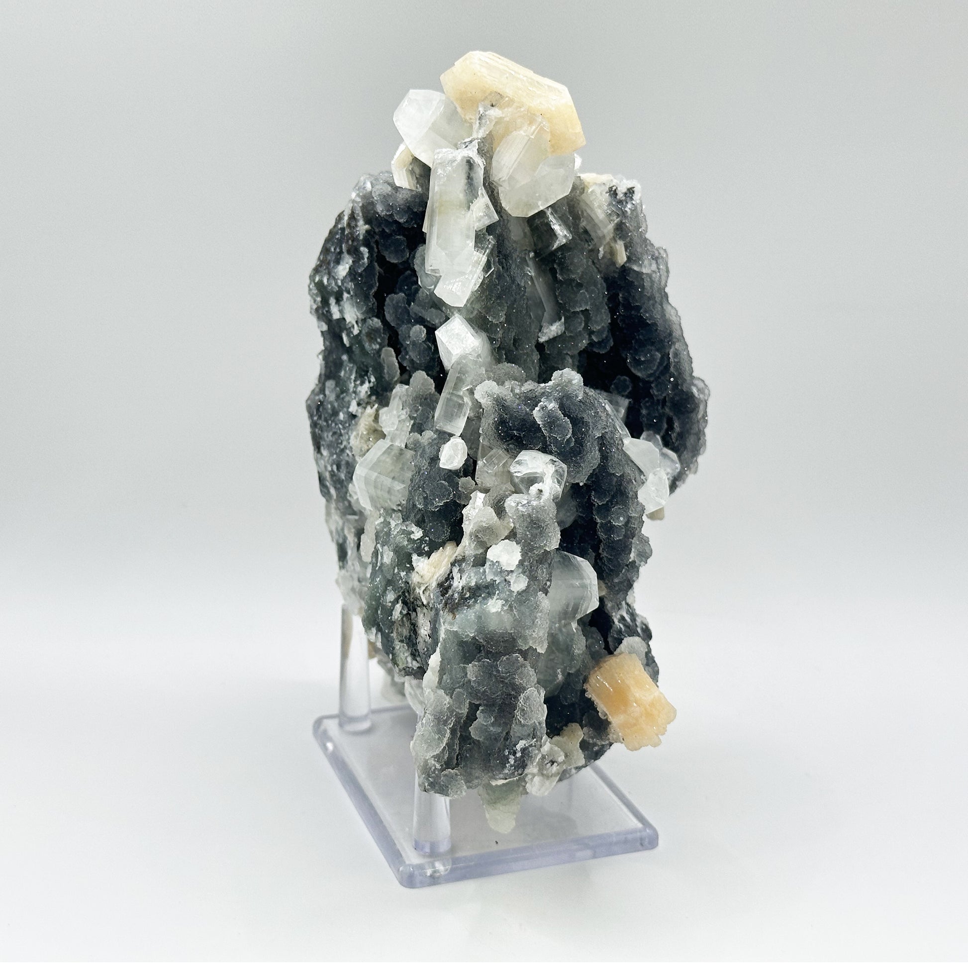 Natural Chalcedony Stilbite Apopyllite - Gem Avenue