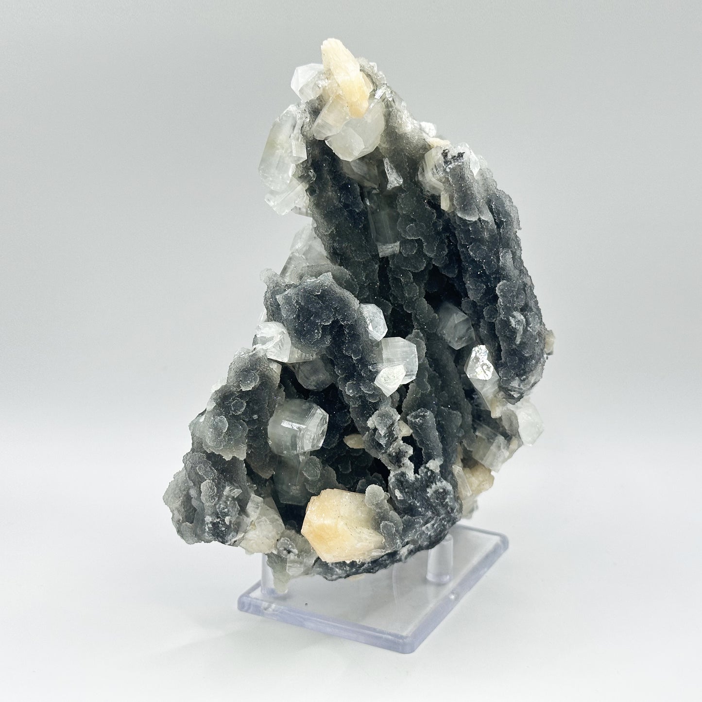 Natural Chalcedony Stilbite Apopyllite - Gem Avenue