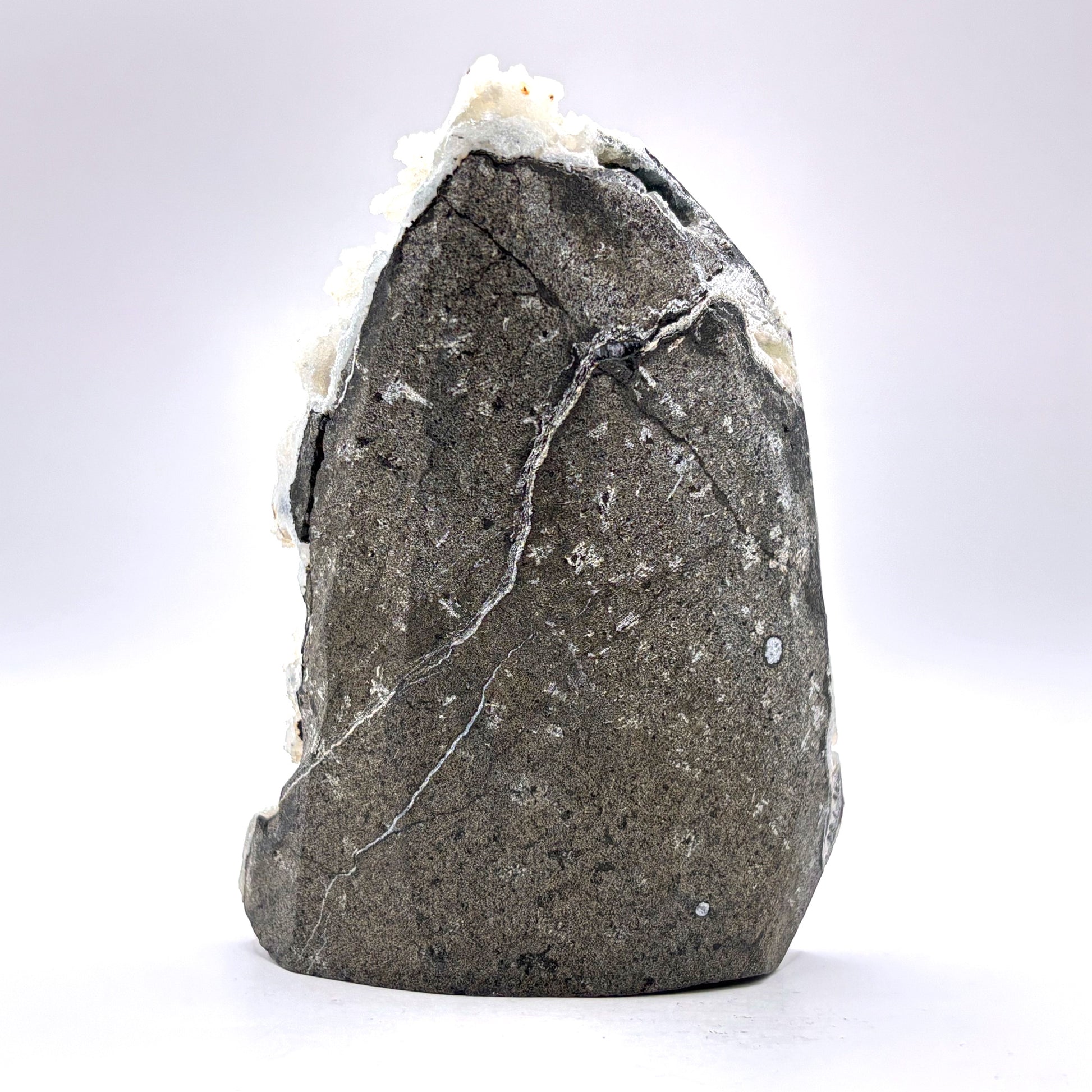 Natural Chalcedony With Stilbite Mineral Specimen - Gem Avenue