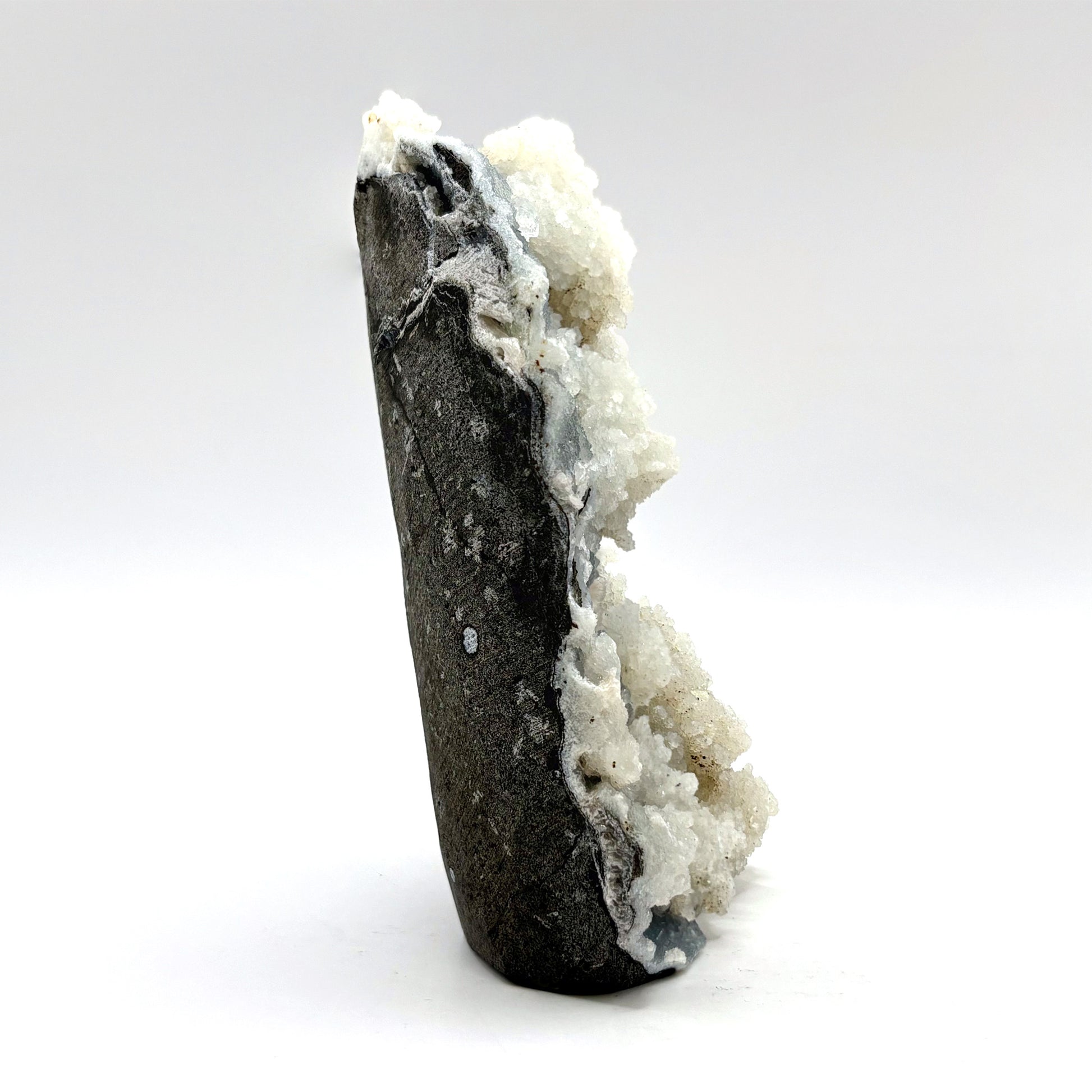 Natural Chalcedony With Stilbite Mineral Specimen - Gem Avenue