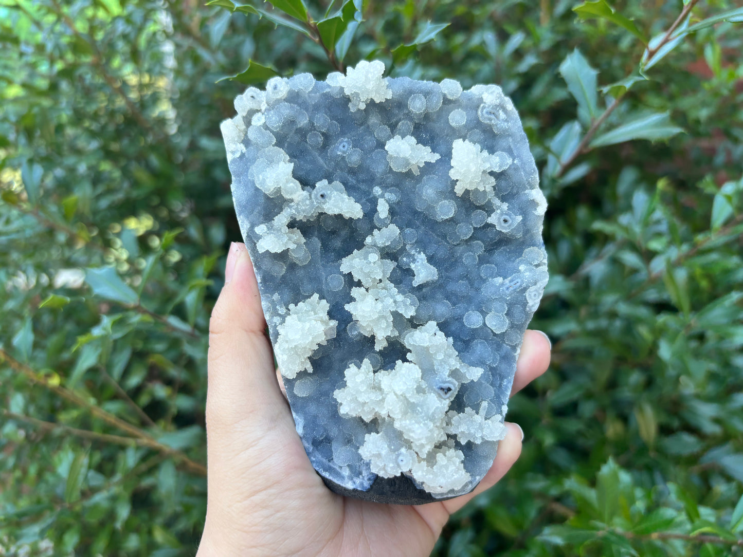 Natural Chalcedony Unique White Crystal Cluster for Healing, Meditation & Home Decor