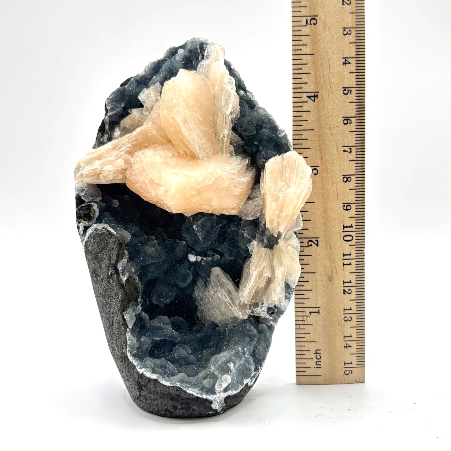 Natural Stilbite Chalcedony Mineral Specimen - Gem Avenue