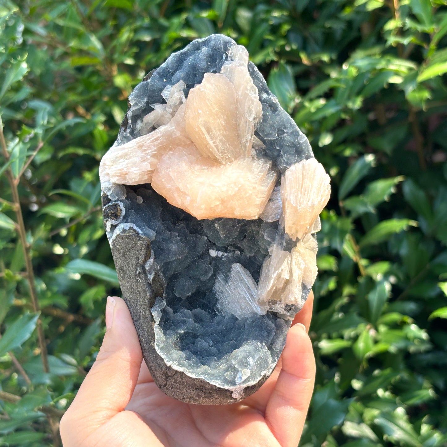 Natural Stilbite Chalcedony Mineral Specimen - Gem Avenue