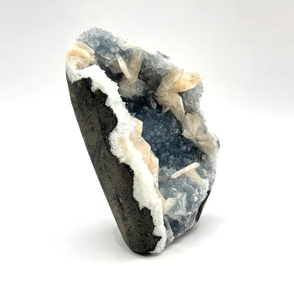 Natural Stilbite Chalcedony Mineral Specimen - Gem Avenue