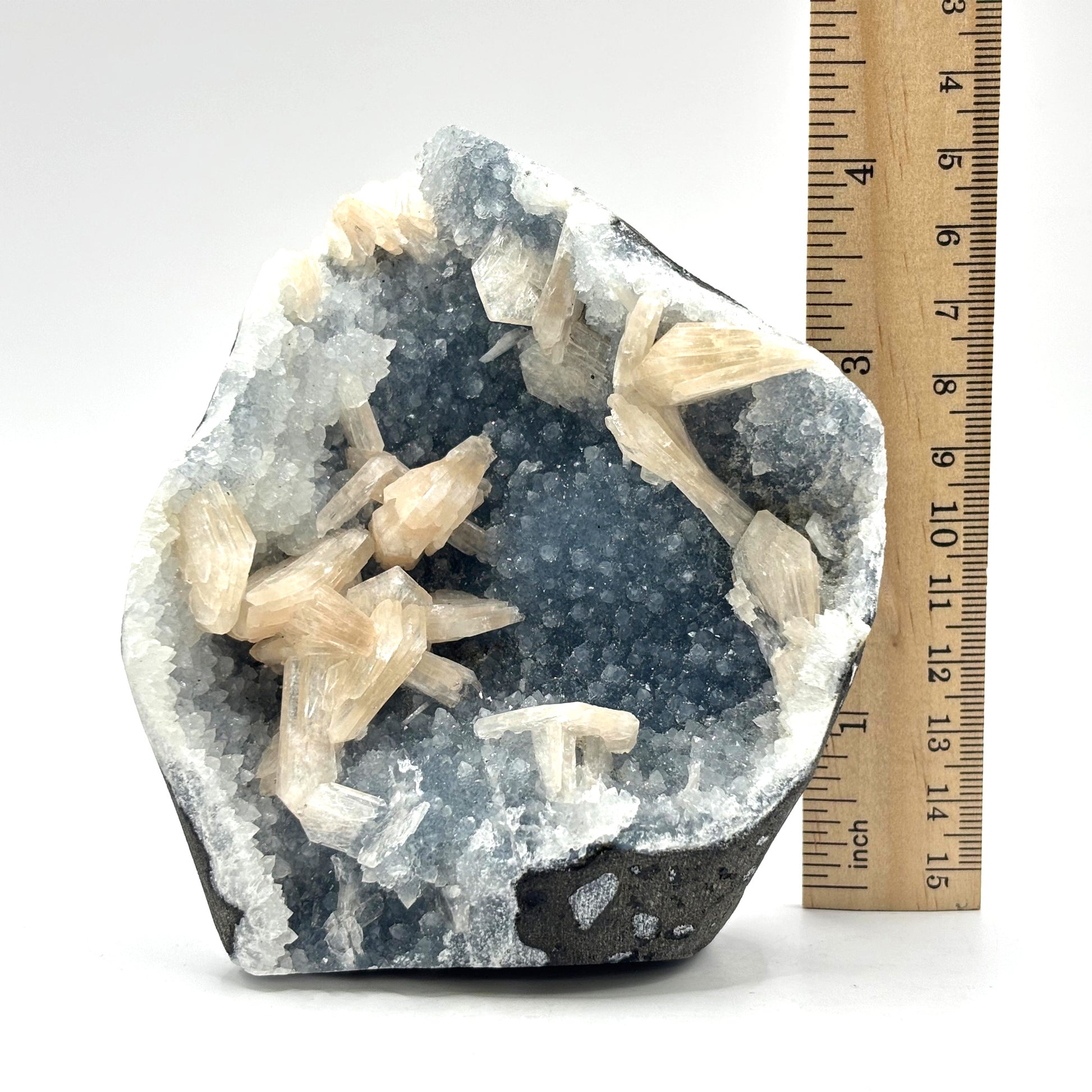 Natural Stilbite Chalcedony Mineral Specimen - Gem Avenue