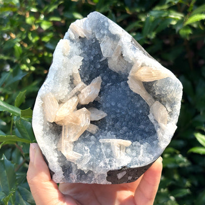 Natural Stilbite Chalcedony Mineral Specimen - Gem Avenue