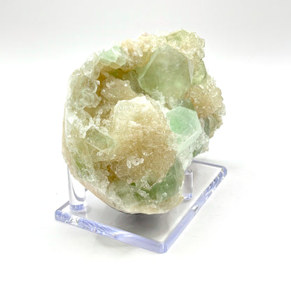 Natural Green Apophyllite Stilbite Mineral Specimen - Gem Avenue
