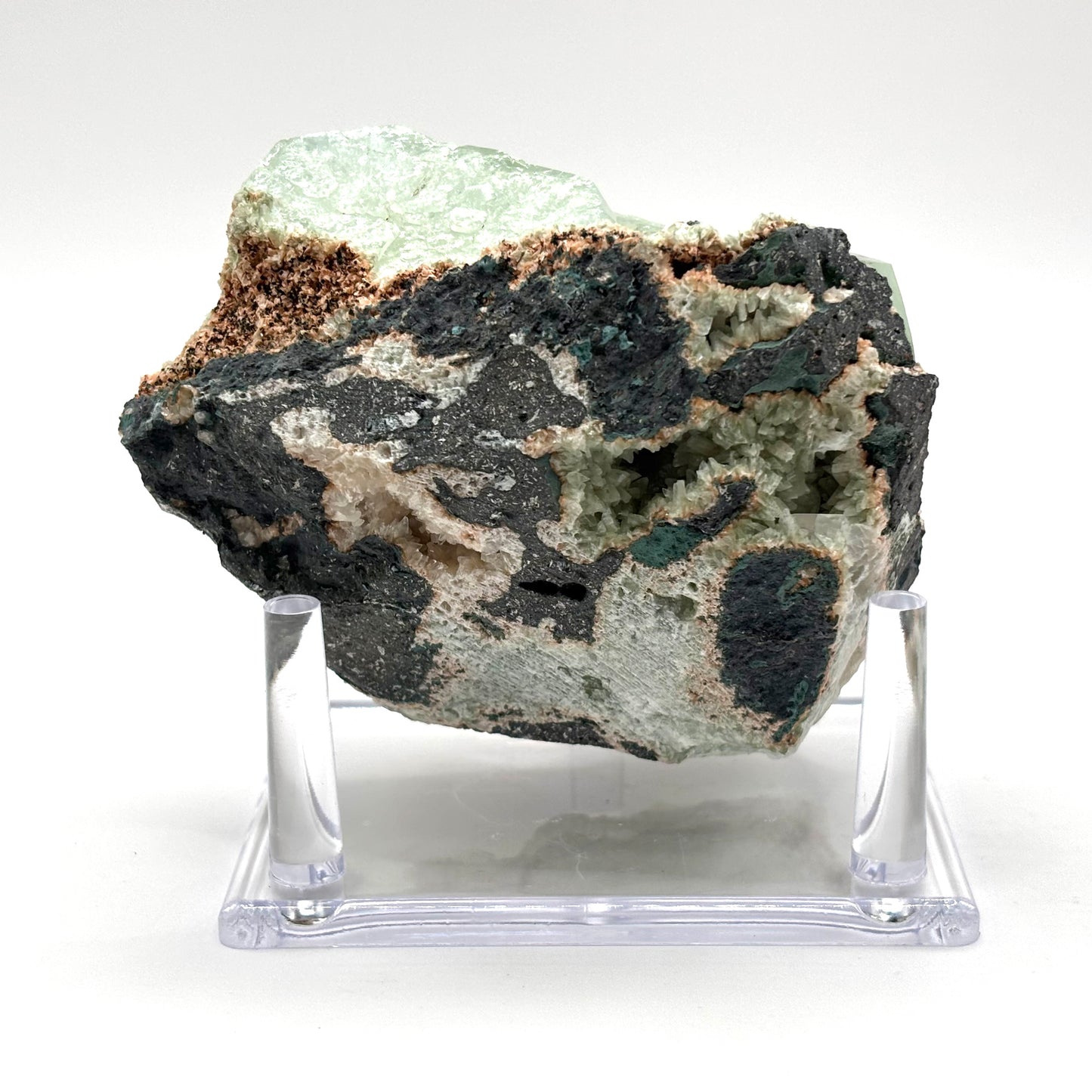 Natural Green Apophyllite Mineral Specimen Healing Crystal for Meditation, Energy Work & Home Decor Perfect for Collectors, Mineral Enthusiasts-RMI797