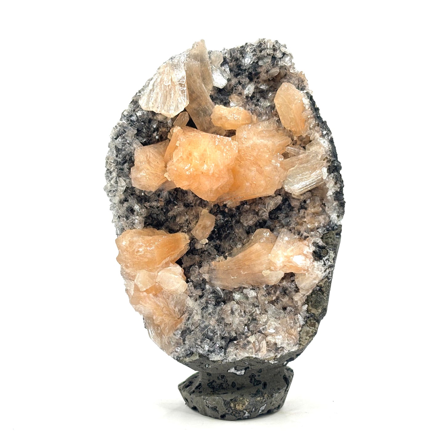 Natural Stilbite Chalcedony Mineral Specimen Beautiful Crystal for Collectors, Healing, Meditation & Home Decor Perfect for Mineral Enthusiasts & Energy Practices - RMI798
