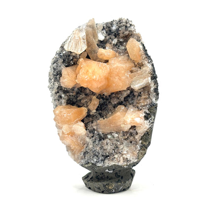 Natural Stilbite Chalcedony Mineral Specimen Beautiful Crystal for Collectors, Healing, Meditation & Home Decor Perfect for Mineral Enthusiasts & Energy Practices - RMI798