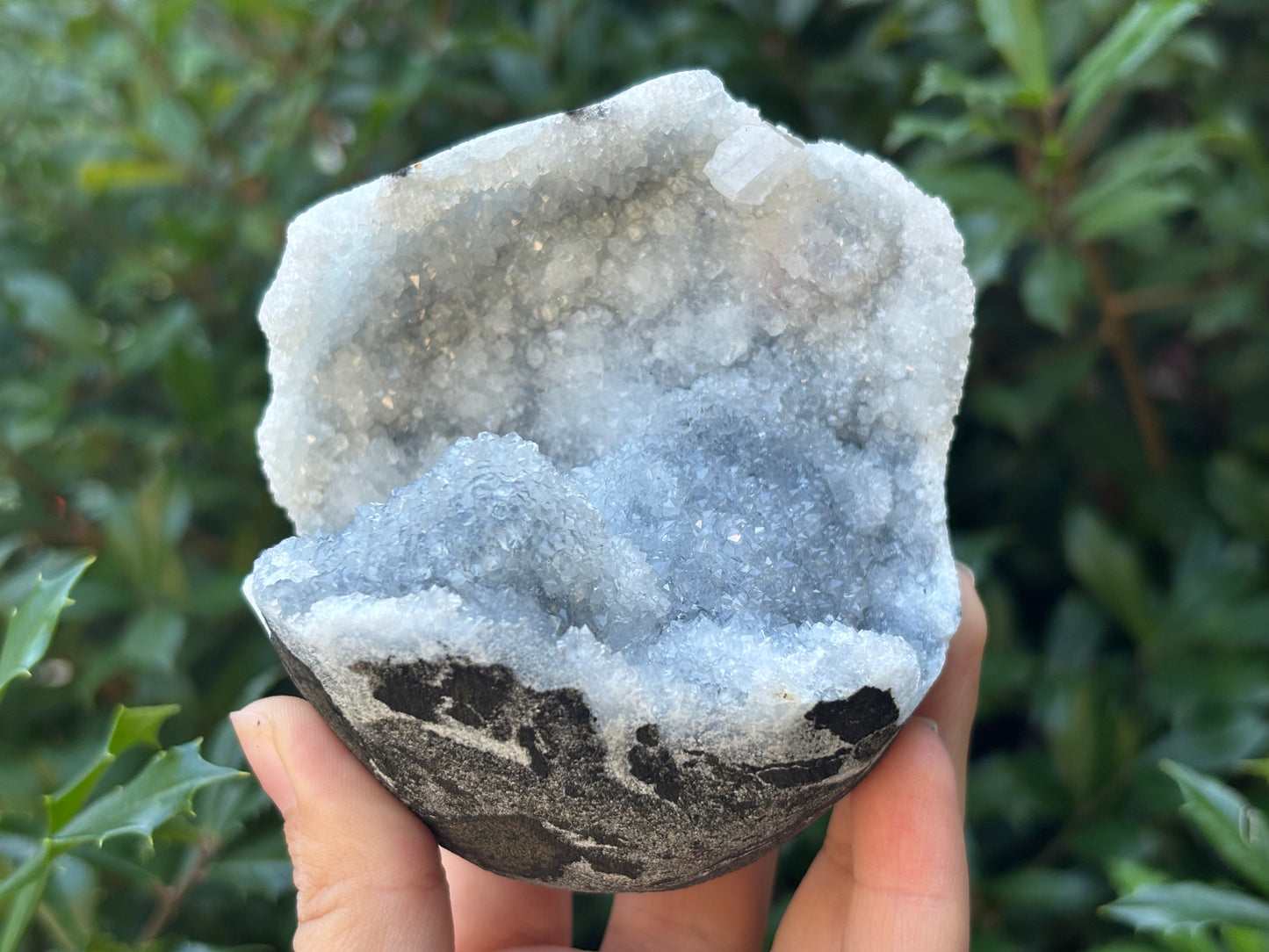 Natural Clear Heulandite & Chalcedony Rare Mineral Specimen with Unique Patterns for Healing Energy, Meditation, Collectors & Home Decor Display - RMI804