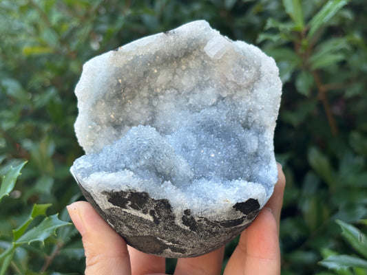 Natural Clear Heulandite & Chalcedony Rare Mineral Specimen with Unique Patterns for Healing Energy, Meditation, Collectors & Home Decor Display - RMI804